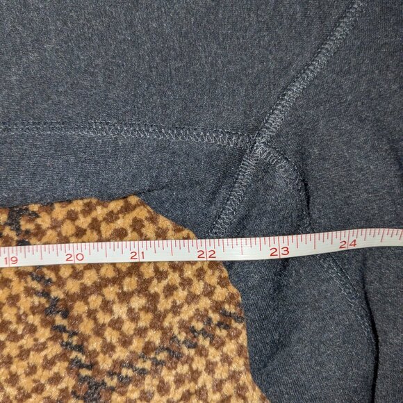 Free Fly 1/4 Zip Pullover Mens Medium Charcoal Gray Stretch Performance Bamboo - Picture 11 of 11